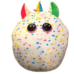 14" Tye Harmonie Unicorn Squish A Boo Pillow